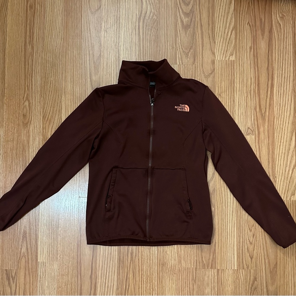 Burgundy North Face Jacket